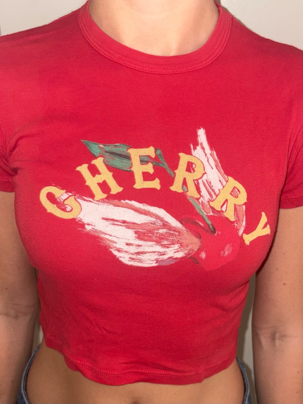 Cherry LA Baby Tee
